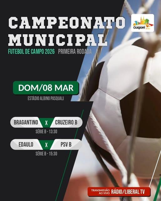 Campeonato Municipal 2026 | Futebol de Campo